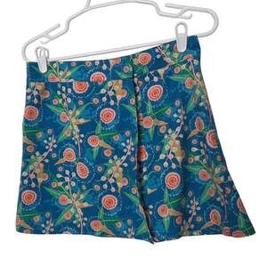 RipSkirt Multicolor Hawaii Tropical Floral Beach Athletic Wrap Skirt Small